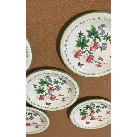 Mikasa set of 5 GARDEN BLOOM  7 3/4" Salad Plates Studio Nova Y 2372 - Picture 6 of 16